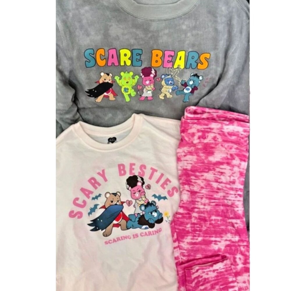 CARE BEARS Women's XS Outfit Sweatshirt Tee Legging 3 PIECE Set SIZE 0-2 NEW
